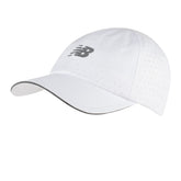 New Balance Unisex 6 Panel Pro Run Hat, Men's & Women's, One Size, White